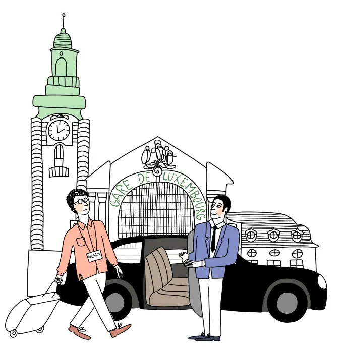 Brussels Midi Station or Brussels-Zaventem Airport → Marriott Alfa / Novotel Centre / Sofitel Grand Ducal / Park Inn