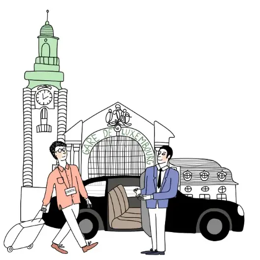 Brussels Midi Station or Brussels-Zaventem Airport → Marriott Alfa / Novotel Centre / Sofitel Grand Ducal / Park Inn